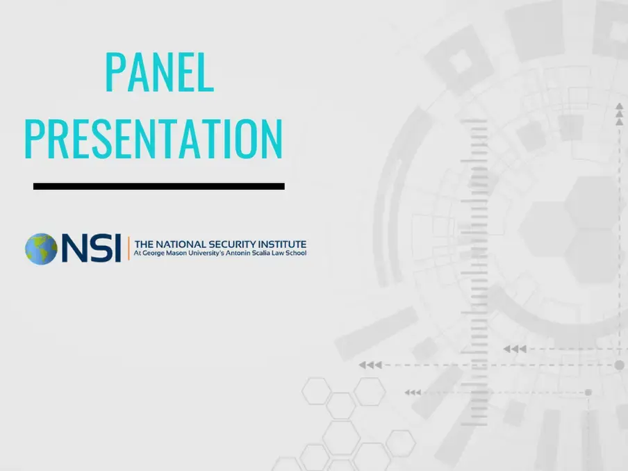 Panel Presentation